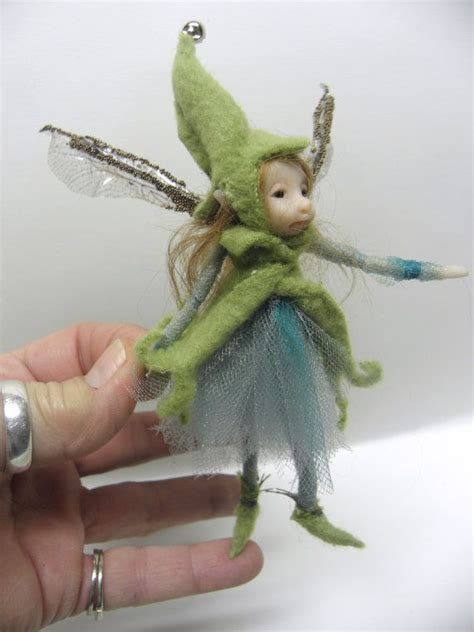 Tiny Ooak Pose Able Fairy Pixie Elf Art Doll By Dinkydarlings 52 Fairy Art Dolls Art Dolls