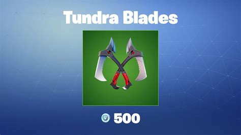 Tundra Blades Fortnite Pickaxe Youtube