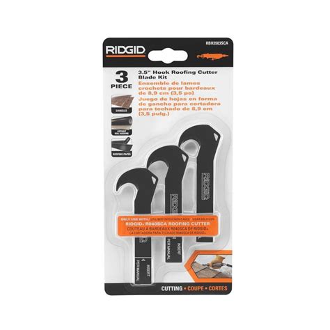 Ridgid 35 In Hook Roofing Cutter Blades 3 Pack Rbh3503sca The