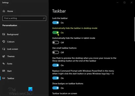 How To Access Taskbar In Full Screen Mode On Windows 10 Howtoedge