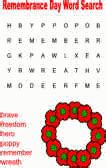Remembrance Day or Veteran's Day Worksheets