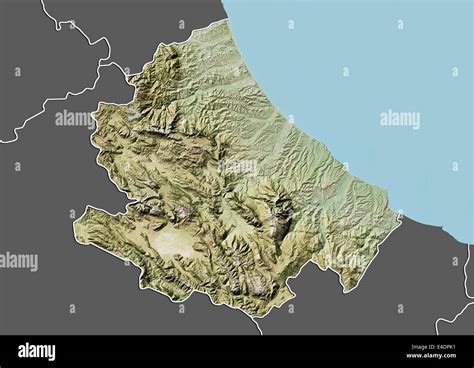 Map Of Abruzzo Hi Res Stock Photography And Images Alamy