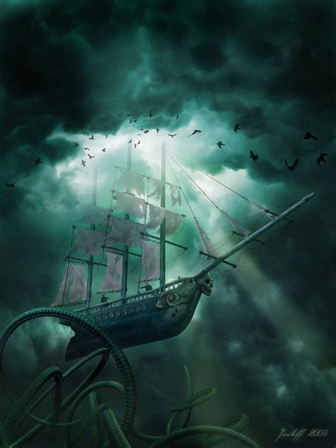 Flying Dutchman Ghost Ship Kraken