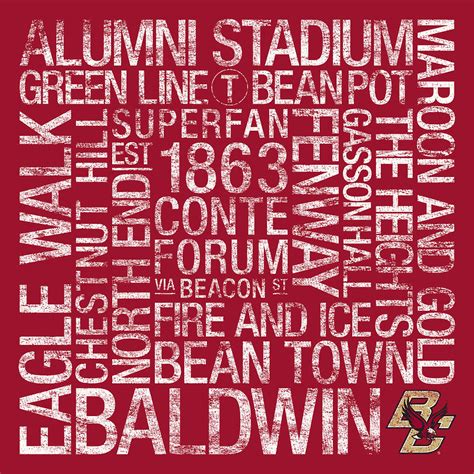 Boston College College Colors Subway Art Photograph By Replay Photos