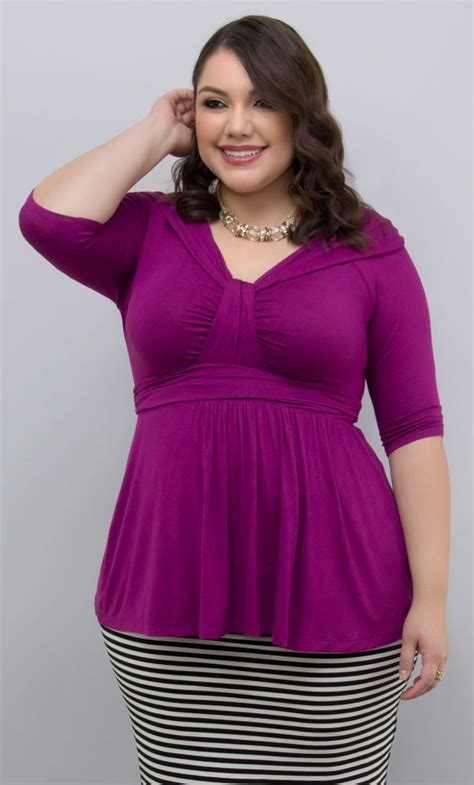 comfy and stylish get your plus size gracefully gathered top on sale
