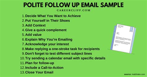 Best Tips To Write Polite Follow Up Email And Samples Careercliff
