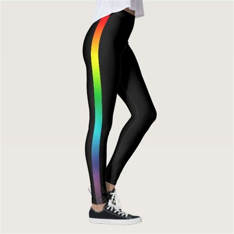 Rainbow Stripe Leggings In 2021 Outfits With Leggings