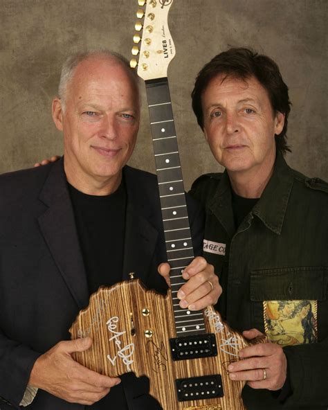 David Gilmour And Paul Mccartney Paul Mccartney Pink Floyd David Gilmour