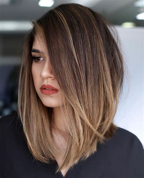 Low Maintenance Medium Length Hairstyles For Angled Bob Hairstyles Shoulder Length