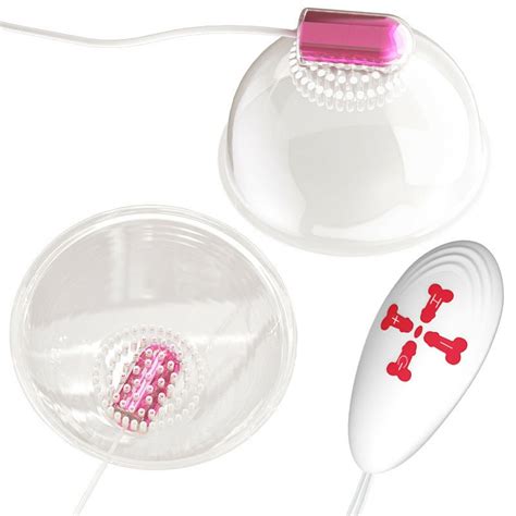 Vibrating Nipple Clamp Vibrator Suction Cup Breast Stimulator Female S Adult200