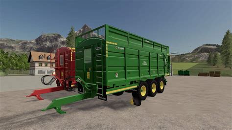 Broughan 22f Silage Trailer V1000 Fs19 Farming Simulator 19 Mod