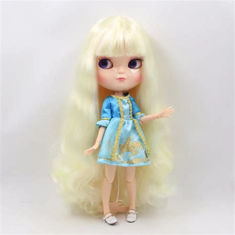 Icy Doll Small Breast Azone Body Fortune Days 280bl1017400 Yellow Mix Pink Hair With Bangs 30cm