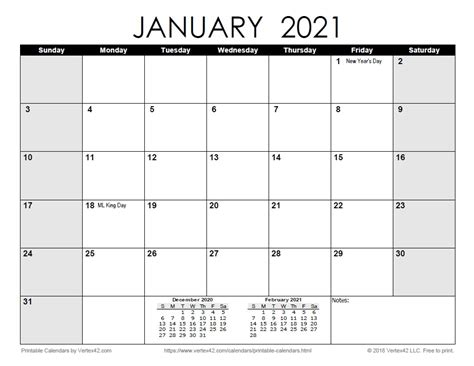 Week By Week View Free Printable 2021 Calendar Example Calendar Printable