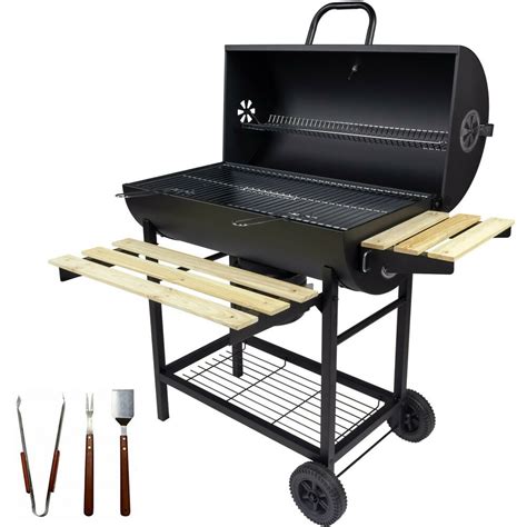 Your question will be posted publicly on the questions & answers page. Charles Jacobs Large Charcoal Barrel BBQ Grill Big Garden ...