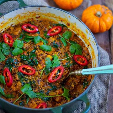 Pumpkin & Quinoa Curry - Healthy Living James