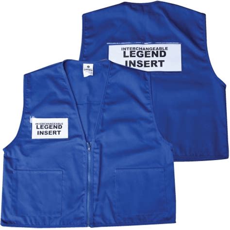 Royal blue hi vis safety vest with next day delivery as standard, or add your logo, also in pink, black, red, green, white, maroon, purple and more. Deluxe ICS Cloth Safety Vest - Royal Blue