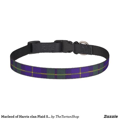 Macleod Of Harris Clan Plaid Scottish Tartan Pet Collar Zazzle Dog
