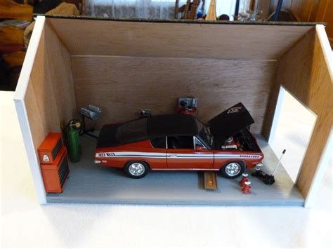 New 118 Diorama Garage For Diecast Car Car Not Included Diecast