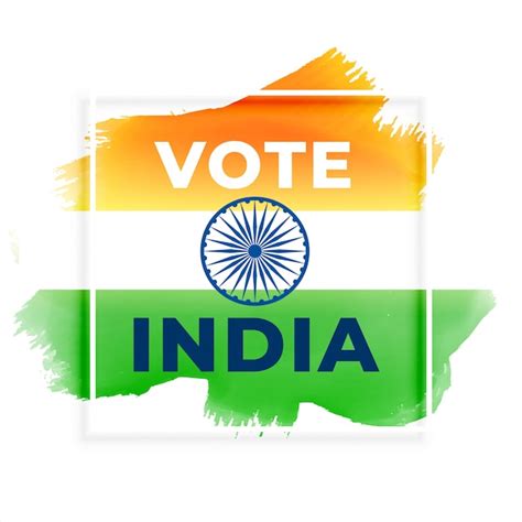 Free Vector Abstract Election Vote India Background