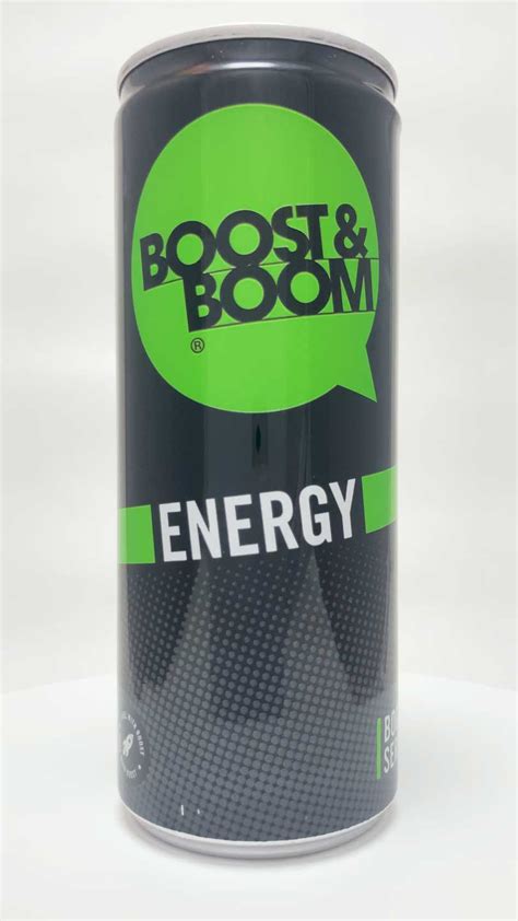 Boost And Boom Energy Energy Drink Cans Uk