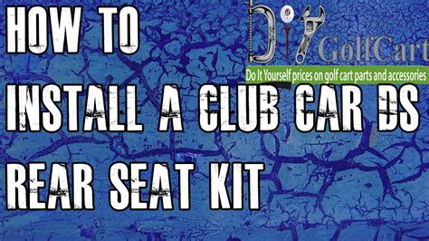 We can build new or a refurbed 2012 or new club car ezgo or yamaha gas or electric. Club Car DS Rear Seat Kit | How to Install Video ...