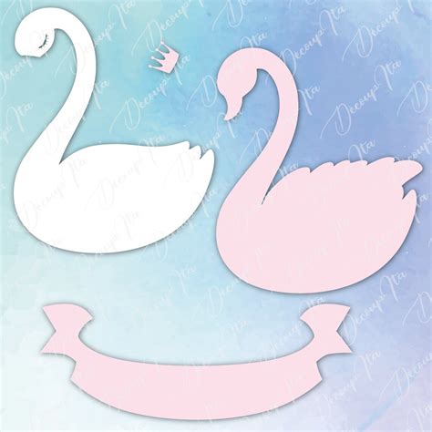 Swan Svg Cut Swan Svg Clipart Swan Cut File Silhouette File Per