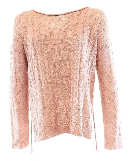 Buy Pink Rose Womens Gemma Pullover Sweater Velveteen Small At
