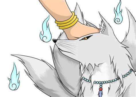 Kitsune White By Aryachan Love Wolves On Deviantart