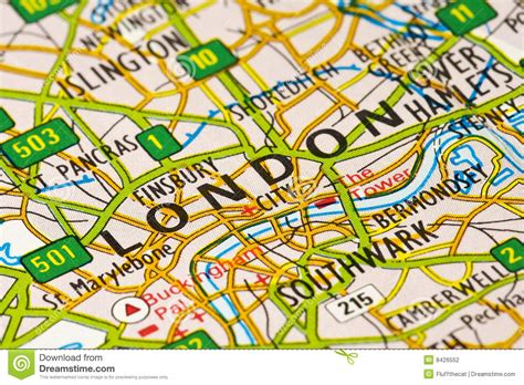 Mapa de Londres foto de stock. Imagem de compasso, mapas - 8426552