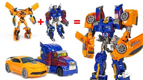 Transformers Aoe Optimus Prime Bumblebee Combiner Robot Vehicle Track