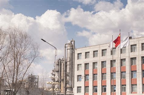 A Chinese Factory Building Stock Photos Motion Array