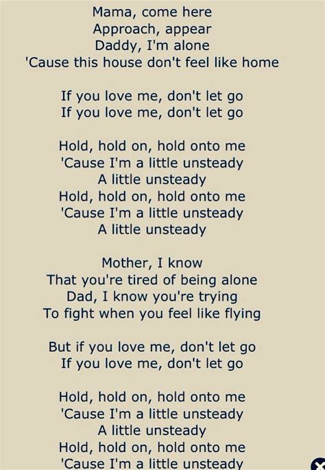 Unsteady X Ambassadors These Lyrics Are Beautiful I Shiver Whenever I Hear This Song