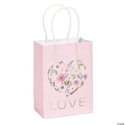 Small Rose Gold Bridal Shower T Bags Oriental Trading
