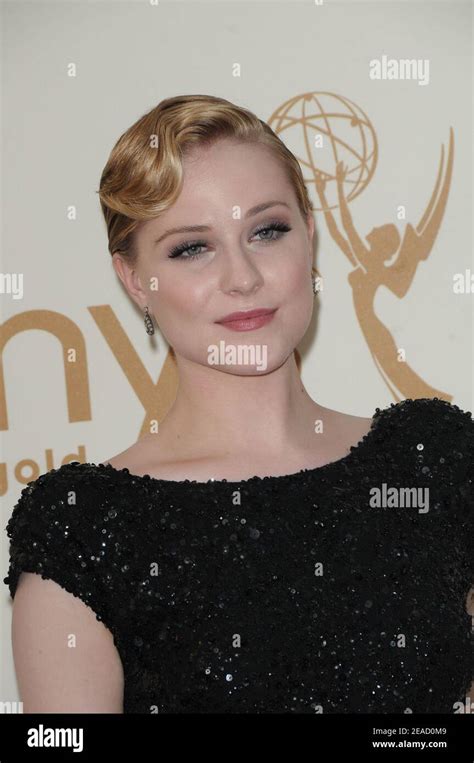 Evan Rachel Wood At Primetime Emmy Awards At The Nokia Theatre L A Live In Downtown Los