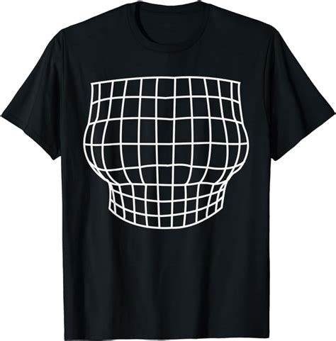 Magnified Chest Optical Illusion T Shirt Amazon Co Uk Clothing
