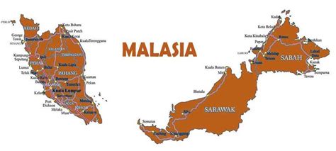 Malasia Mapa Mapa