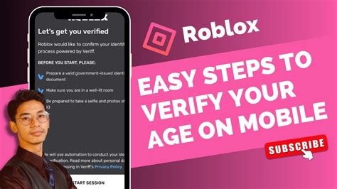 How To Verify Your Age On Roblox Mobile Youtube