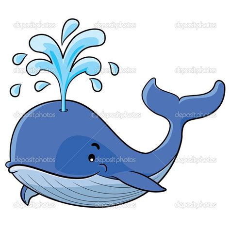 Illustration Of Cute Cartoon Whale Not In Water Whale Drawing