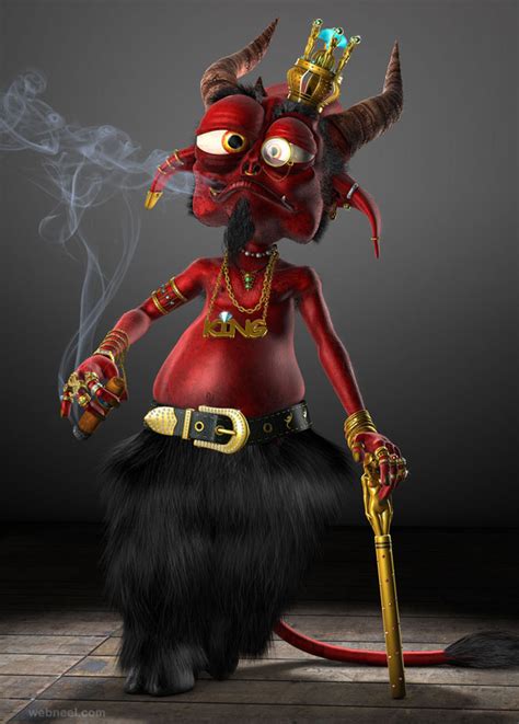 25 stunning 3d monsters and evil characters for your inspiration