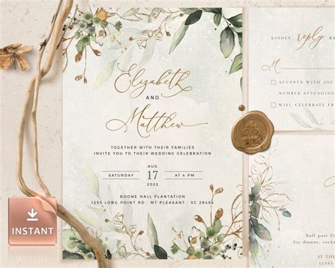 The Best in Etsy Wedding Invitation Suites | Junebug Weddings