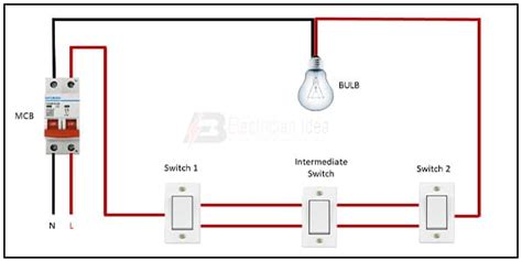 Two Way Switch Intermediate Connection Intermediate Switch Connection