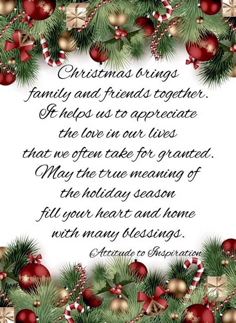 Romantic or suggestive messages don't tend to go over as well on mother's day. Christmas Brings Christmas Brings Family And Friends Together Pictures, Photos, and Images for ...
