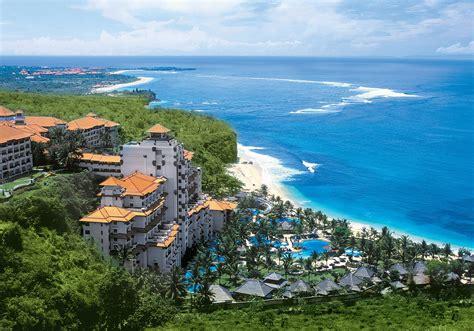 Bali Indonesia Resort And Beach View From Top