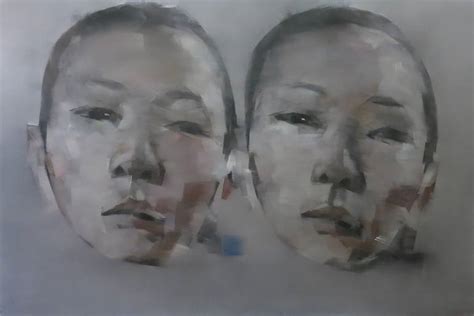 Two Face Painting By Artist Chu Van Saatchi Art