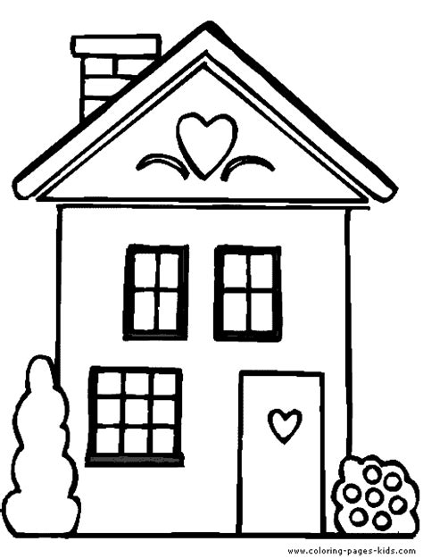 Little people from the game. Houses and Homes color page - Free printable coloring ...