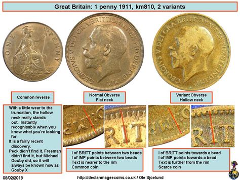 1 Penny George V United Kingdom Numista