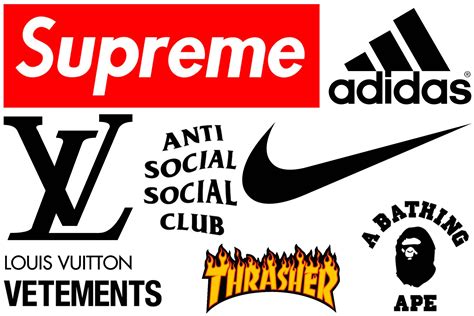 Popular Streetwear Brand Logos