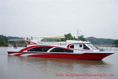 Marine High Speed Passenger Boat For Sight Seeing And Tourism In Frp