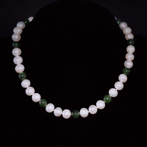 Classic Freshwater Pearl Necklace Jade Akuna Pearls