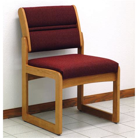 Chairs you change the whole outlook of your designated space and in turn enhance your business's overall image! Wooden Mallet DW2-1 Solid Oak Sled Base Armless Guest ...